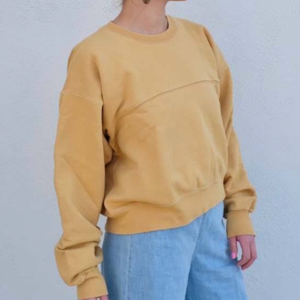 Rachel Comey Marin Sweatshirt BNWT x-small corn yellow
